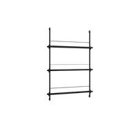 Moebe Magazine Shelving Rack Medium Black