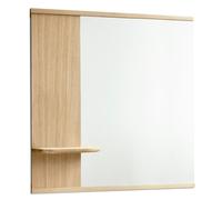 MOEBE - Mirror With Shelf 70x72 cm, Oak - Oak