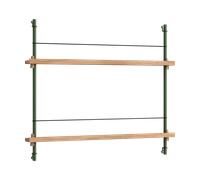 MOEBE Moebe magazine rack Oak-green