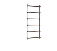 MOEBE Moebe wall shelving ws.200.1 Smoked oak-black