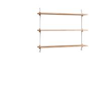 MOEBE Moebe wall shelving ws.65.1 Oak-white