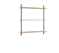 MOEBE Moebe wall shelving ws.85.1 Oak-black