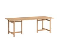 MOEBE - Rectangular Dining Table 90x220 cm, Oak - Oak