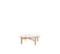 Moebe Round Coffee Table 88 cm Oak