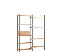 MOEBE S.200.2.A Reol System Oak/black