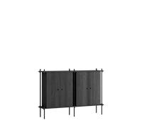 MOEBE Shelving Cabinet Double System Black