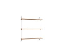 Moebe Standard Wall Shelf Oak/ Black