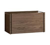 MOEBE - Storage Box 30x60 cm, Black / Smoked Oak - Black