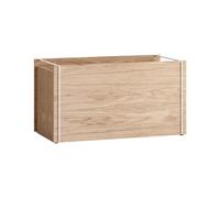 MOEBE Storage box oak 33x60 cm Wood. white