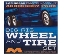 Moebius Models MOE1010 1/25 Semi Wheels/Tires (10 pk)