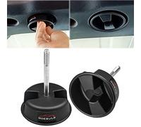 MOEBULB Hardtop Top Hard Panel Mounting Screw Knob 2pcs Compatible with Jeep Wrangler JK 2dr and Unlimited 4dr 2007-2019