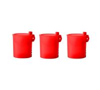Moedweuo Fishing Rod Clip Pellet Cup Feeder Pot, Carp Pole Bait Holder, Secure Fit Clip for 2-6mm Rod Diameter, Stable Bait Feeding Accessory for Carp Fishing