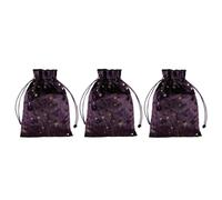 Moedweuo Tarot Card Bag with Drawstring, Velvet Tarot Storage Pouch for Tarot Deck, Oracle Cards, Runes & Jewelry, Multifunctional Divination Bag Gift