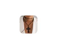 MOEEIJEW Cross Necklace for Women Gold Cross Pendant Choker Stackable Cross Statement Necklace Jewelry, One Size, Metal, No Gemstone