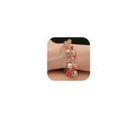 MOEEIJEW Crystal Link Bracelets for Women Boho Pearl Crystal Chain Bracelets Statement Bangle Jewelry, One Size, alloy, no gemstone