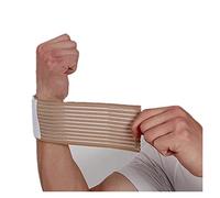 MOEENS Wrist Brace Adjustable Wrist Straps 2PC Elastic Sport Bandage Wristband Hand Gym Support Wrist Brace Wrap Fitness Exercise Powerlifting Tennis Cotton Weat Band (Size : Nude)