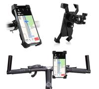 MOELECTRONIX Bicycle Mount Suitable for ZTE Nubia Z80 Ultra, 4 Corners Mobile Phone Holder, Bike Holder, Handlebar Holder, 360° Rotatable