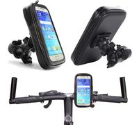 MOELECTRONIX Bicycle Mount Suitable for ZTE Nubia Z80 Ultra Waterproof Mobile Phone Holder Bike Holder Handlebar Bag 360° Rotatable XL