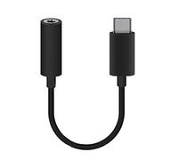 MOELECTRONIX USB 3.1 Type-C headset jack suitable for Google Pixel 8 Pro 7 7Pro 7A 6 6 Pro 6a 5a 5 4a 4XL | USB-C to 3.5mm headphone DIGITAL connection | Jack Aux-IN audio adapter cable BLACK