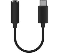 MOELECTRONIX USB 3.1 Type-C Headset Jack Suitable for Motorola Moto G85 5G USB-C to 3.5 mm Headphones Digital Connection Female Aux-in Audio Adapter Cable Black