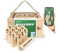 Original Molkky In Wooden Crate | The Original Finnish Throwing game