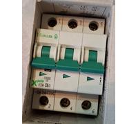 Moeller /EATON 6 AMP TYPE C 10kA TRIPLE POLE MCB CIRCUIT BREAKER XPOLE PLSM-C6/3