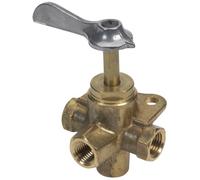 Moeller Fuel Tank Four-Way Valve (1/4", Brass)