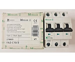 MOELLER Miniature Circuit Breakers XTRA Combinations 10A 3Pole Electrical