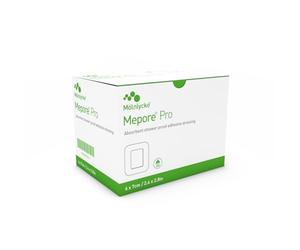Mölnlycke Mepore Pro 6 x 7 cm, absorbent, waterproof and self-adhesive wound warp tape, pack of 60