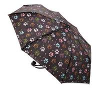 Moelund Compact Travel Umbrella - Lightweight Folding Brolly with Printed Canopy - Quality, Wind-Resistant Steel Frame, Manual Open, Soft PU Handle - 50cm, Designs E