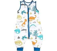 MOEMOE BABY 2.5 Tog Sleeping Bag with Legs Cotton Sleeping Bag with Feet Winter Sleep Sack Toddler Sleep Bag with Feet Thick,9-18 Month,Dinosaurs,70cm,S