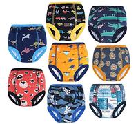 MOEMOE BABY Potty Training Pants - Reusable Toddler Training Pants, 8 Pack, Blue, 5 Years
