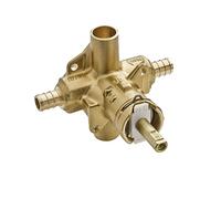 Moen 2580 M-Pact Posi-Temp Brass Pressure Balancing Shower Valve 1/2-Inch Crimp Ring PEX Connection, or Unfinished, 0.5