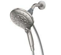 Moen 26112SRN Engage Magnetix Six-Function 5.5-Inch Handheld Showerhead with Magnetic Docking System, Spot Resist Brushed Nickel, No Size