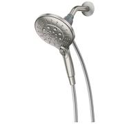 Moen 26112SRN Engage Magnetix Six-Function 5.5-Inch Handheld Showerhead with Magnetic Docking System, Spot Resist Brushed Nickel, No Size