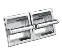 Moen 5577 Donner Hotel and Motel Double Recessed Toilet Roll Holder, Bathroom Dispenser, Chrome