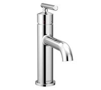 Moen 6145 Gibson One-Handle Single Hole Modern Bathroom Sink Faucet with Optional Deckplate, Chrome