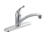 Moen 7425 Chateau One-Handle Low Arc Kitchen Faucet, Chrome
