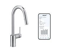 Moen 7565EVC Align U by Moen Smart Pulldown Kitchen Faucet with Voice Control and MotionSense, Chrome