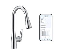Moen 7594EVC Arbor U by Moen Smart Pulldown Kitchen Faucet with Voice Control and MotionSense, Chrome