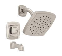 Moen 82922SRN Conway One-Handle Posi-Temp Tub/Shower Faucet, Spot Resist Brushed Nickel