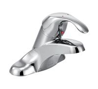 Moen 8439 Commercial M-Bition 4-Inch Centerser Lavatory Faucet with 3-Inch Lever Handle, 1.5-gpm, Chrome