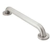 Moen Bathroom Safety 42-Inch Wide Shower Grab Bar with Peened Textured Grip for Handicapped or Elderly, R8942P