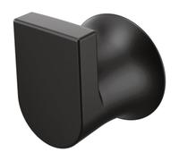 Moen BH3803BL Genta Modern Single Robe or Towel Hook for Kitchen or Bathroom, Matte Black