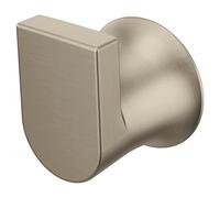 Moen BH3803BN Genta LX Modern Single Robe or Towel Hook for Kitchen or Bathroom, Brushed Nickel