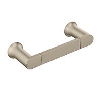 Moen BH3886BN Genta Modern Double Post Bathroom Hand Towel Bar, Brushed Nickel