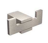 Moen BP3703BN KYVOS Double Robe Hook BN, Brushed Nickel, S