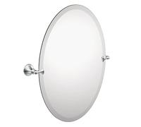 Moen DN2692CH Glenshire Bathroom Oval Tilting Mirror, Chrome