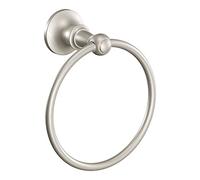 Moen DN4486BN Vale Towel Ring, Brushed Nickel