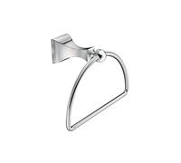 Moen DN8386CH Retreat Collection Bathroom Hand Towel Ring with Hardware, Chrome